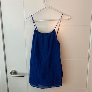 Banana Republic Blue spaghetti strap tank